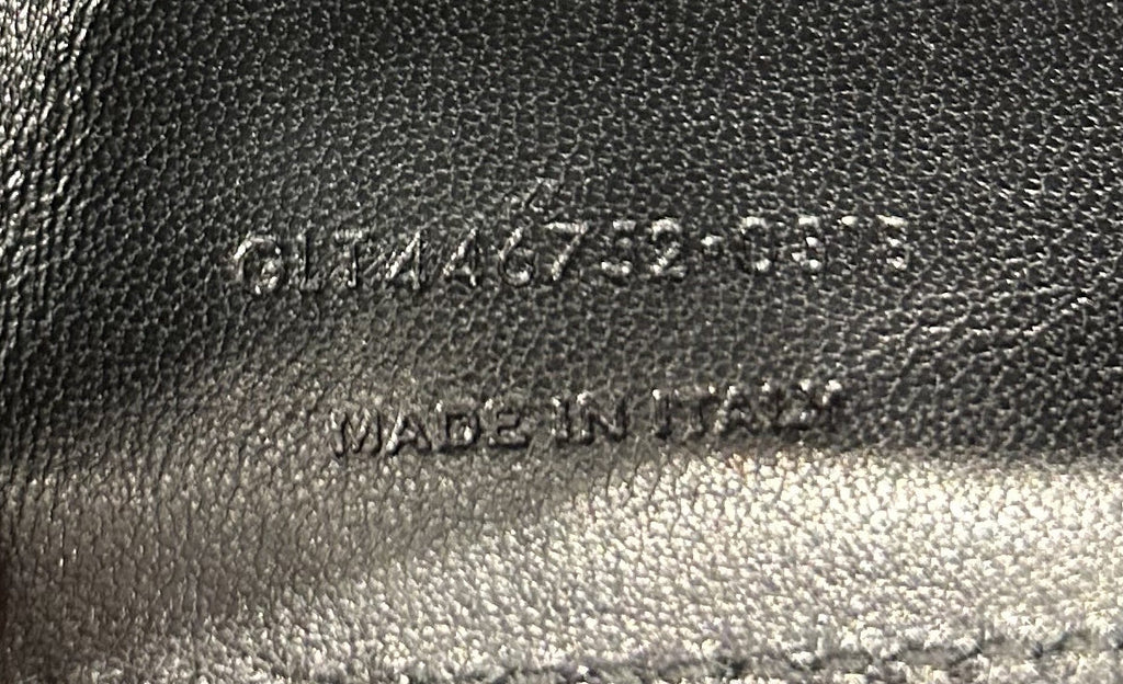 Classic Monogram Crossbody Bag Crocodile Embossed Leather Large