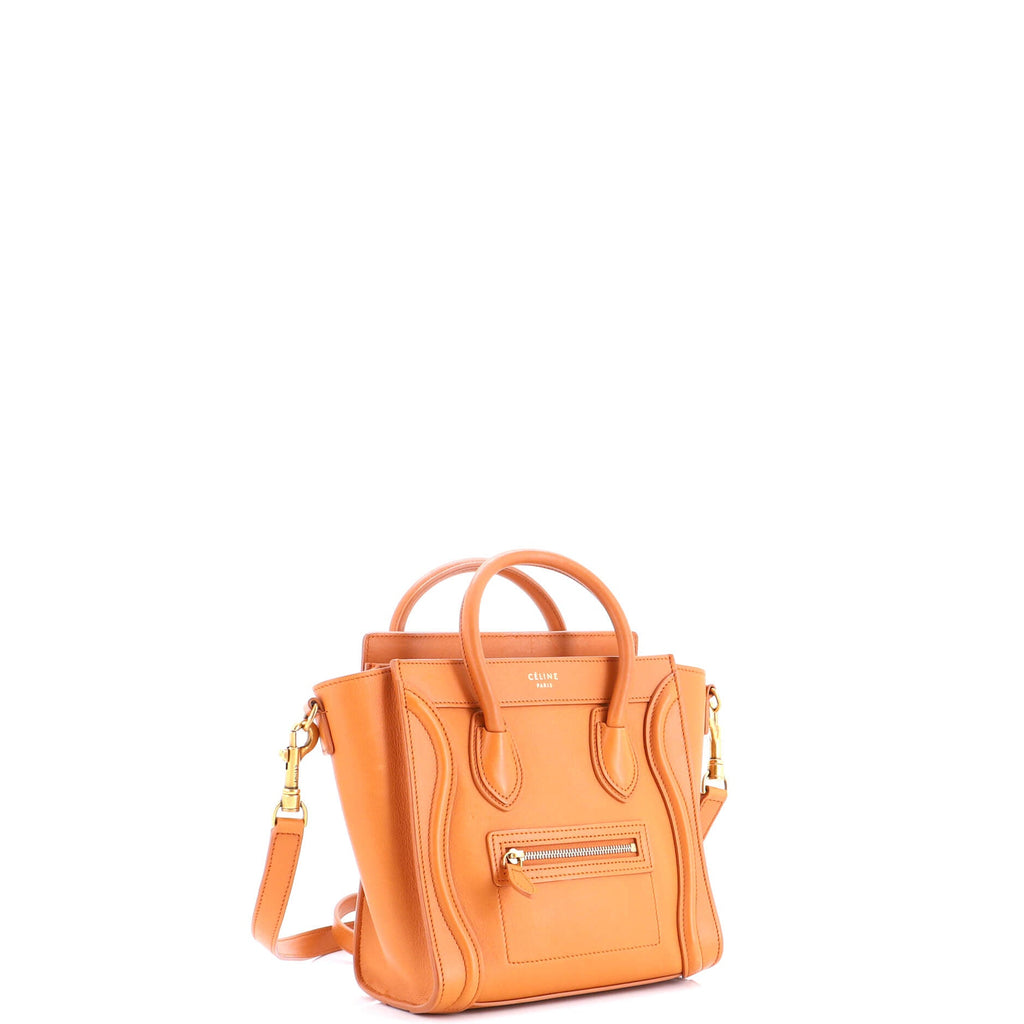 Luggage Bag Smooth Leather Nano