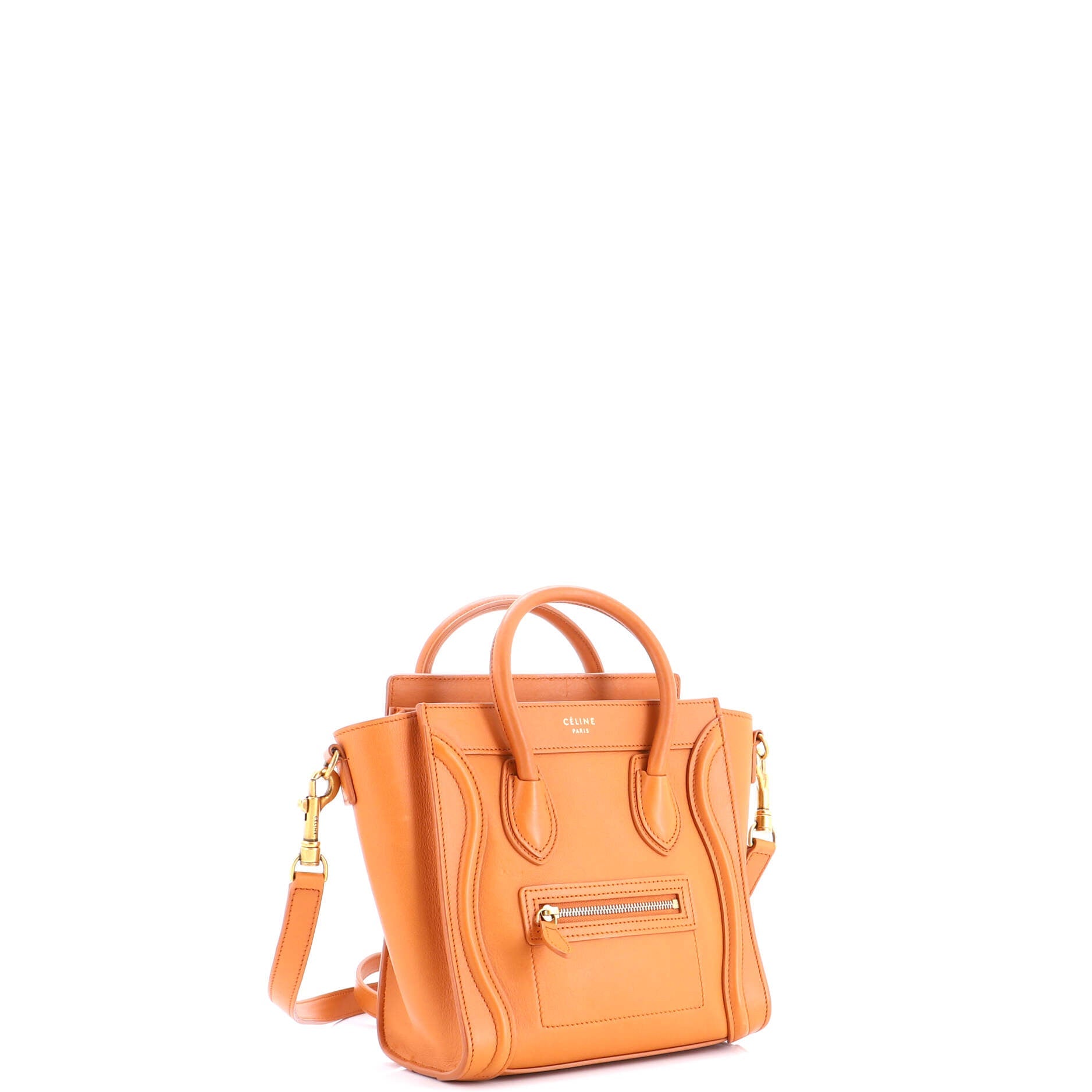 Luggage Bag Smooth Leather Nano