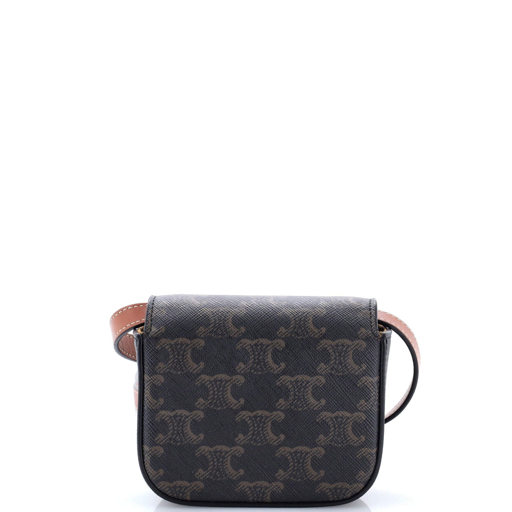 Triomphe Shoulder Bag Triomphe Coated Canvas Mini