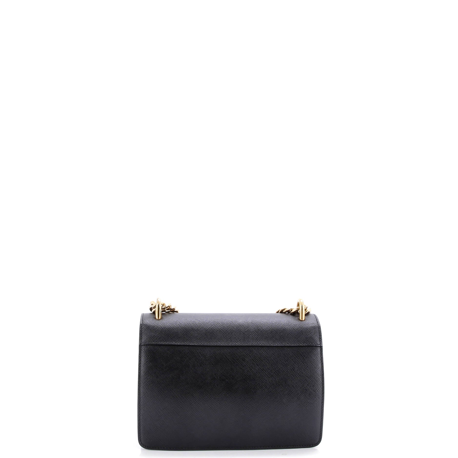 Chain Flap Bag Saffiano Leather Small