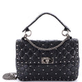 Rockstud Spike Flap Bag Quilted Leather Medium