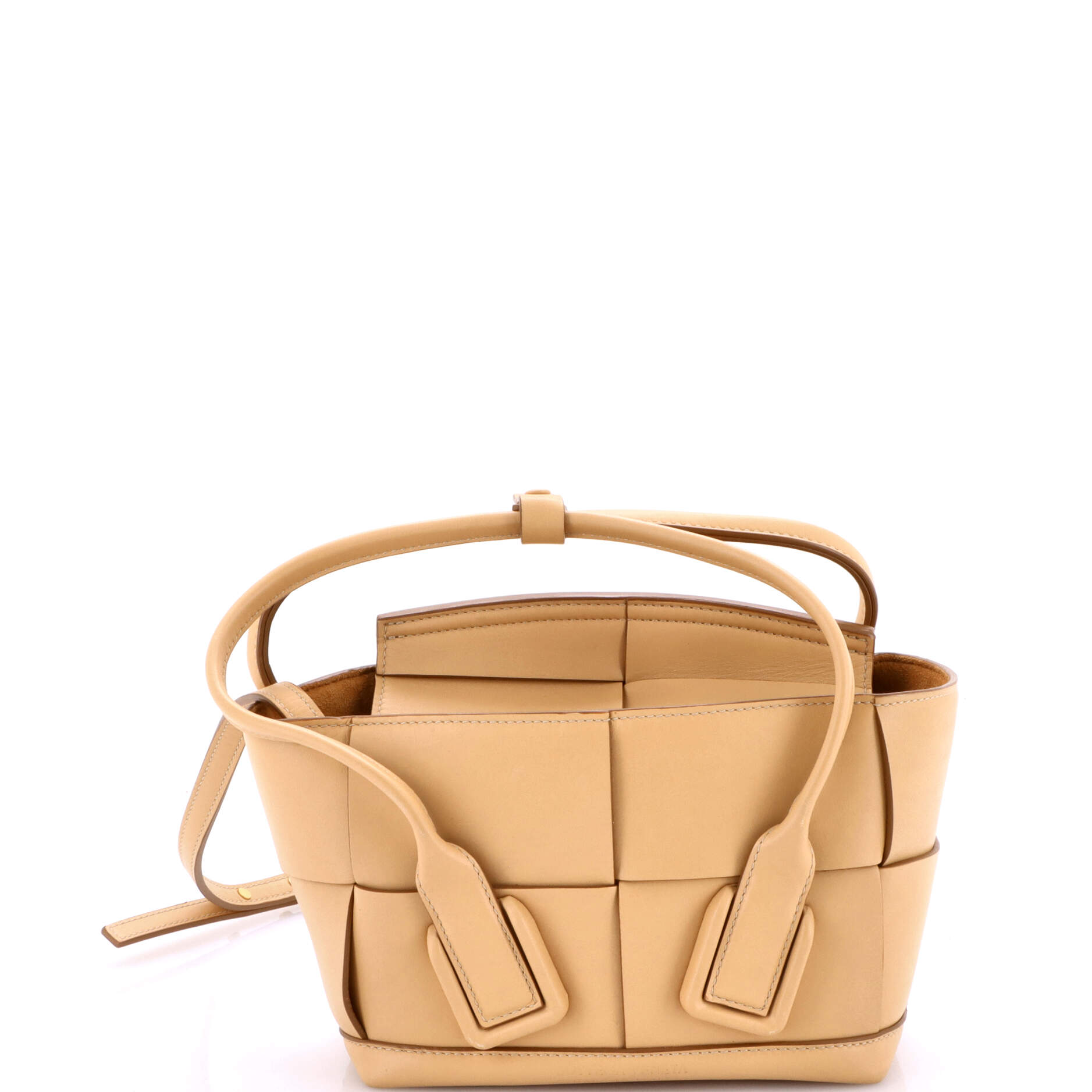 Arco Bag Maxi Intrecciato Leather Mini