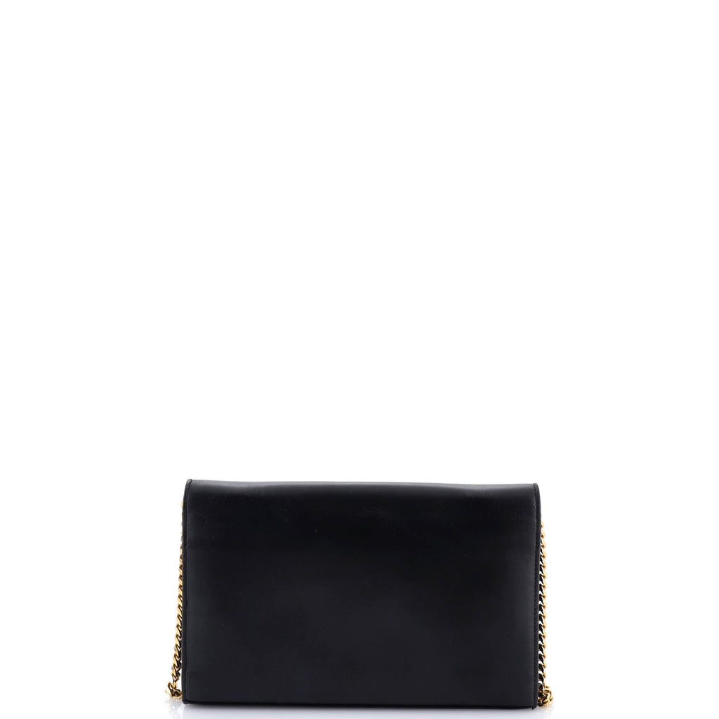 Classic Monogram Wallet on Chain Leather Small