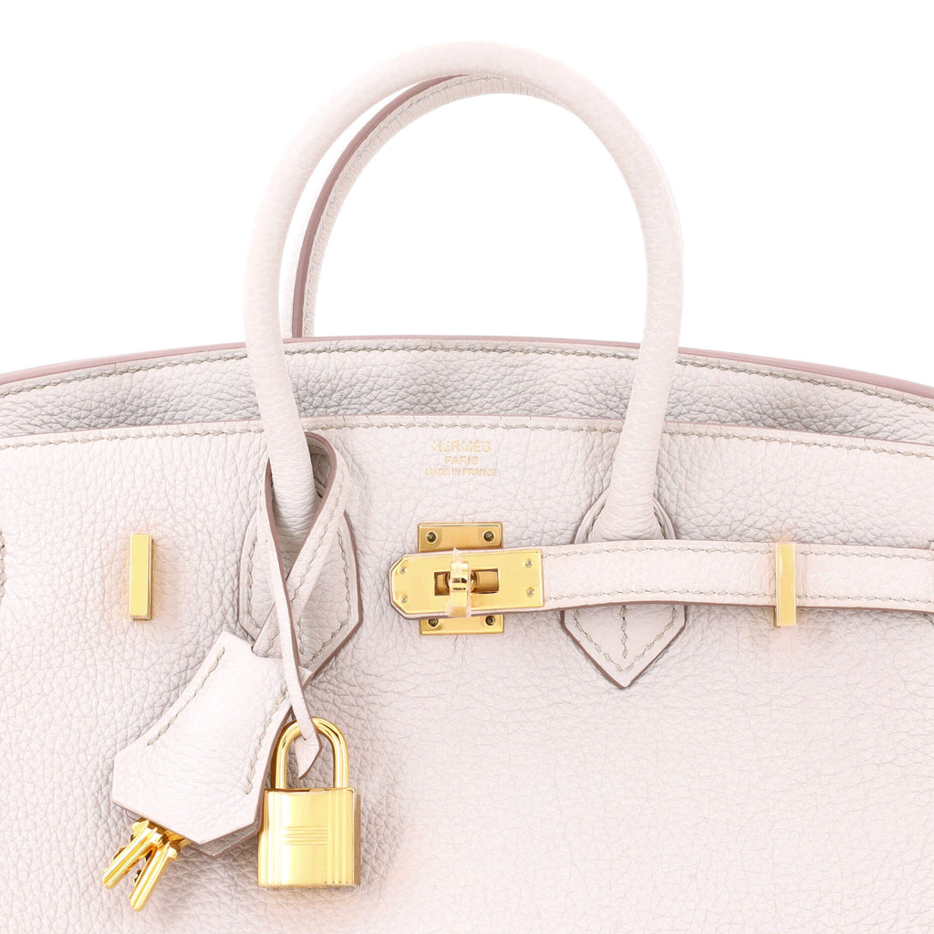Birkin Handbag Light Togo with Gold Hardware 25