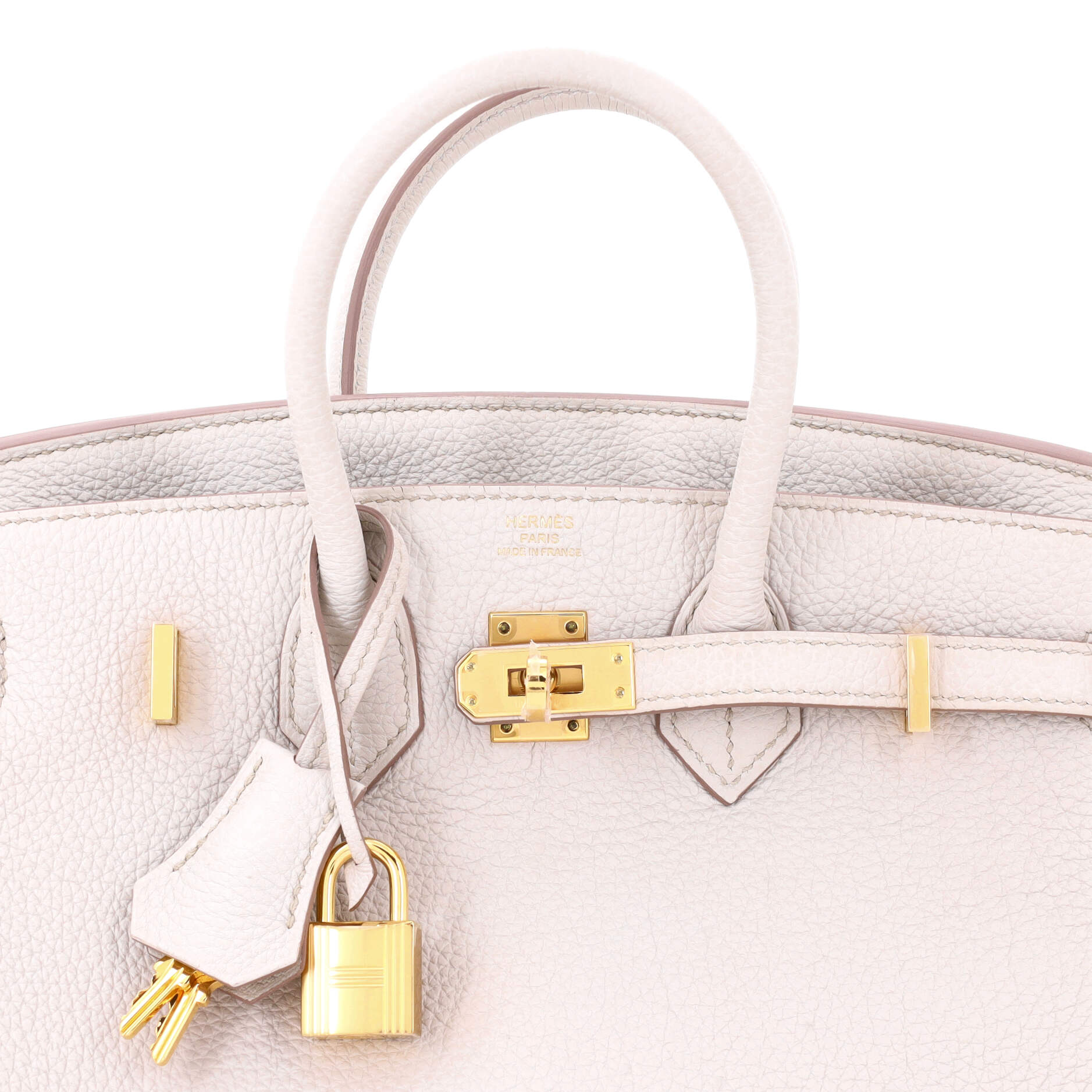Birkin Handbag Light Togo with Gold Hardware 25