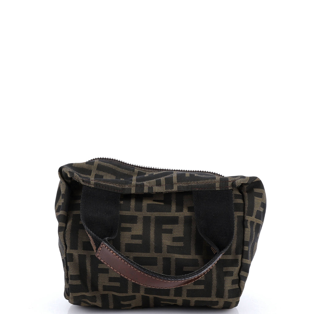 Vintage 1925 Cosmetic Tote Zucca Canvas Mini
