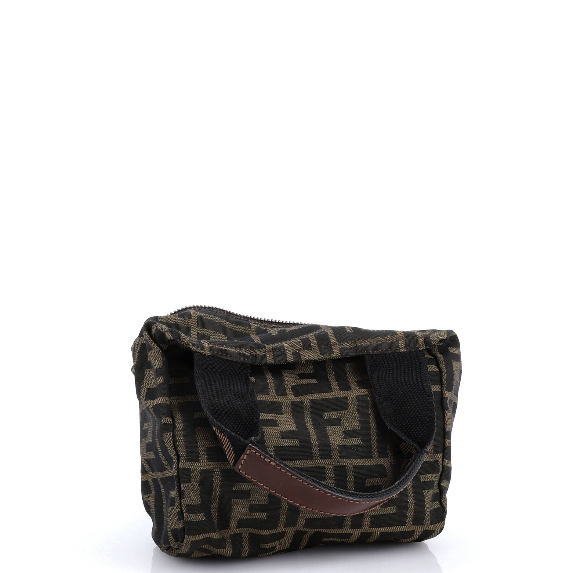 Vintage 1925 Cosmetic Tote Zucca Canvas Mini