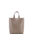Vertical Cabas Tote Grained Calfskin Small