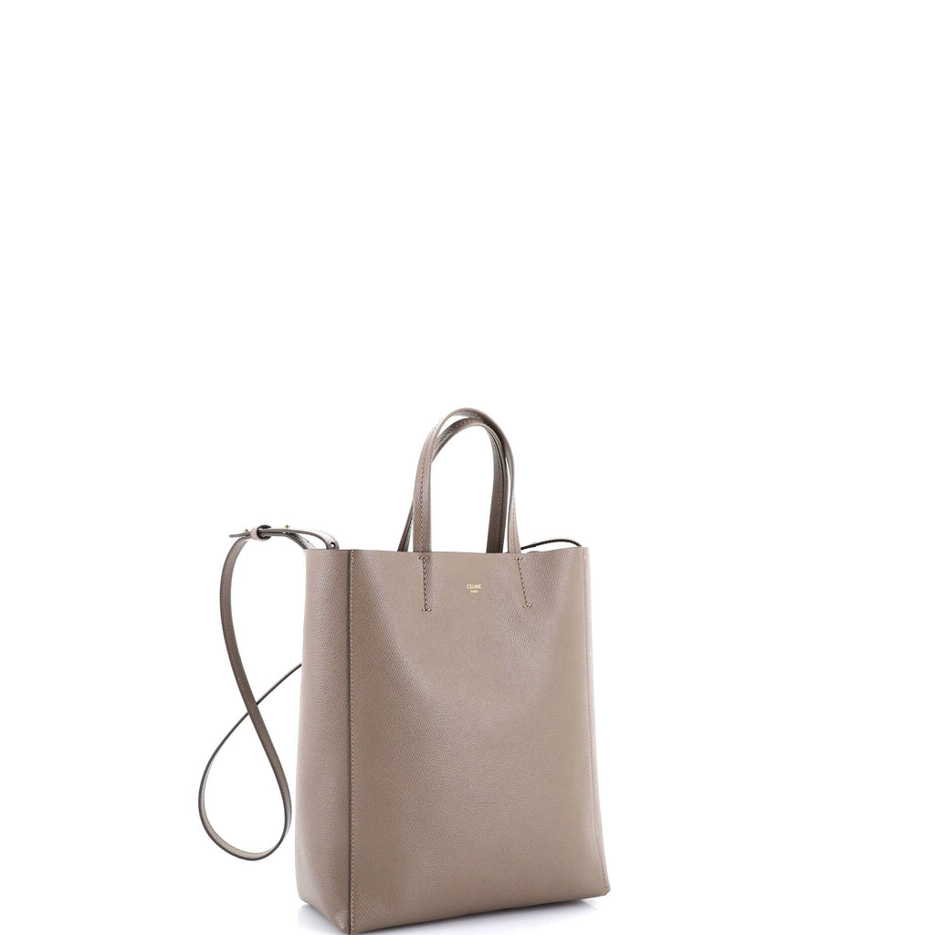 Vertical Cabas Tote Grained Calfskin Small
