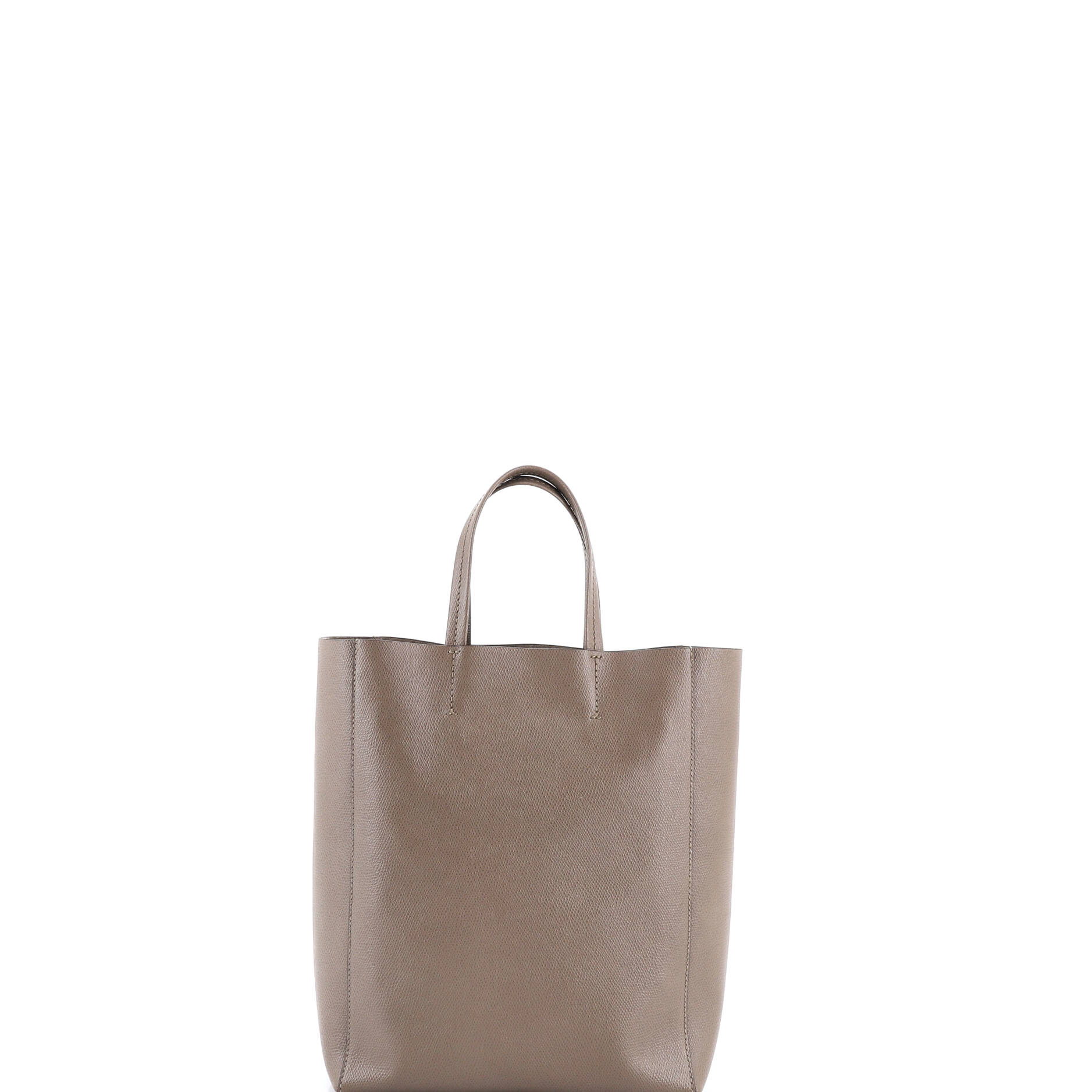 Vertical Cabas Tote Grained Calfskin Small