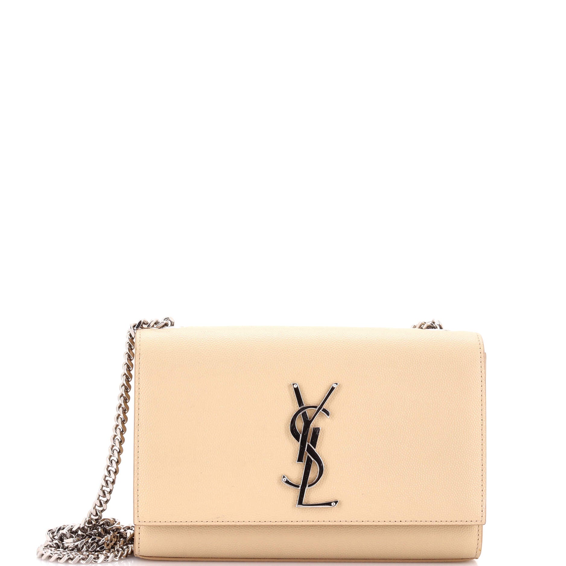 Classic Monogram Crossbody Bag Grainy Leather Small