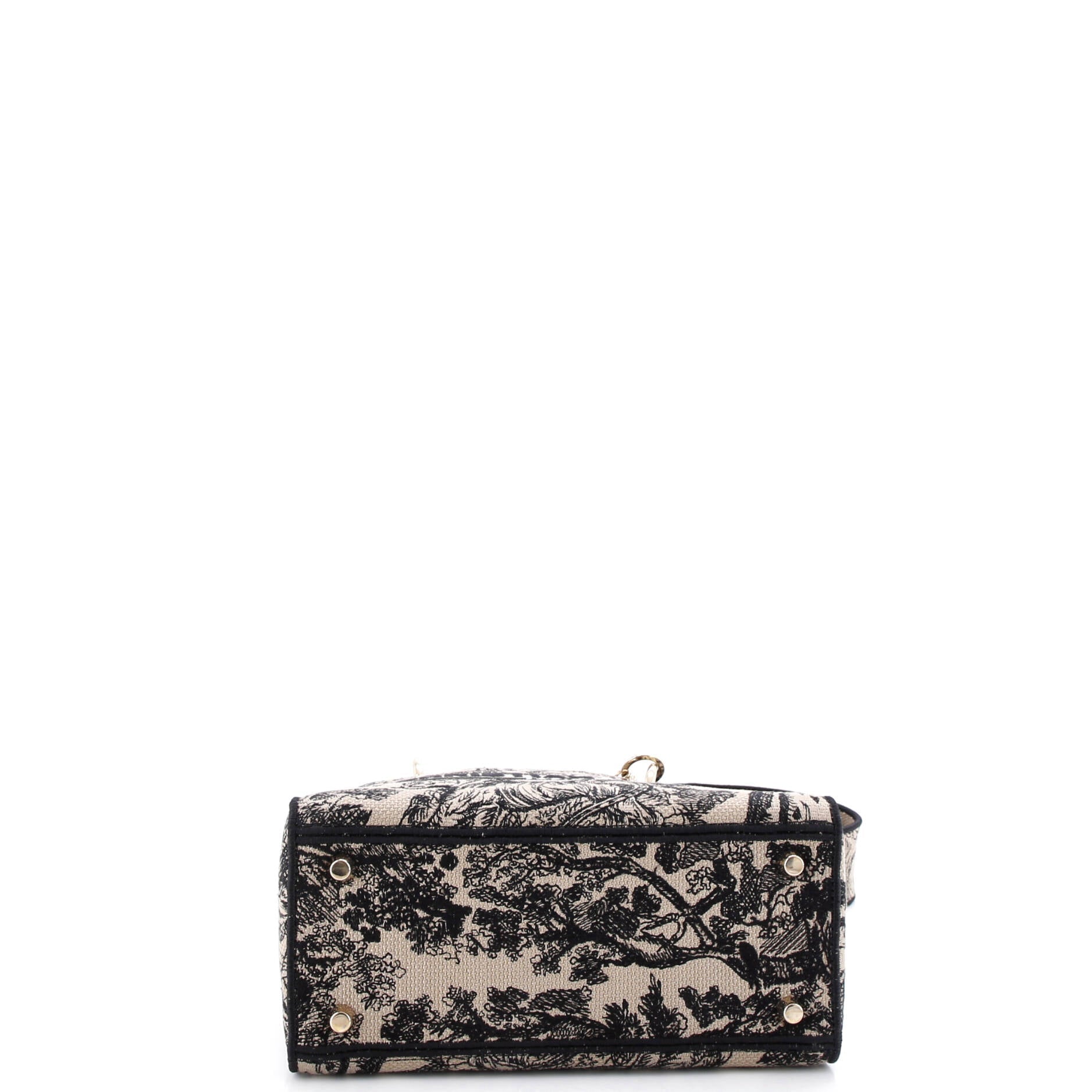 Lady D-Lite Bag Embroidered Canvas Medium