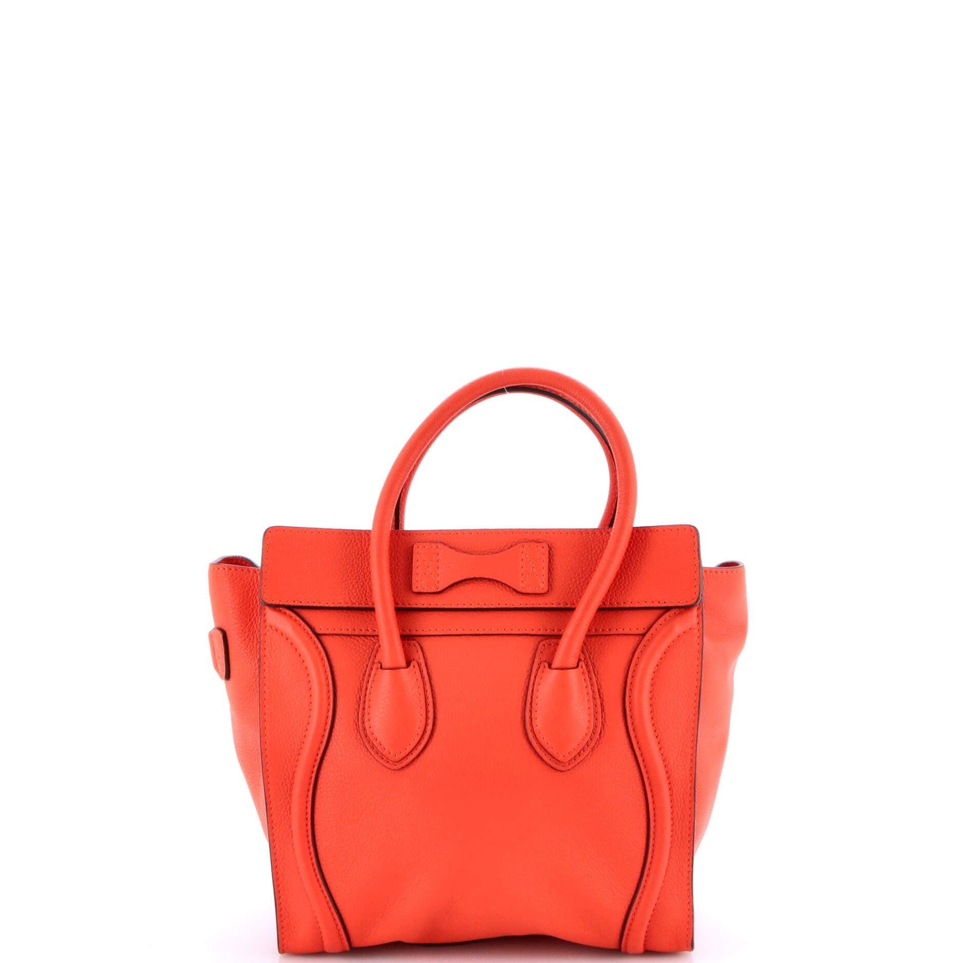 Luggage Bag Grainy Leather Micro
