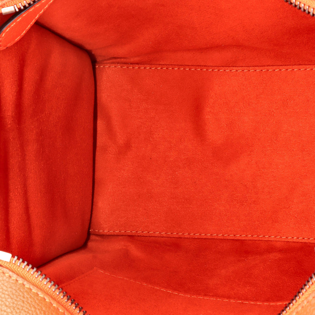 Luggage Bag Grainy Leather Micro