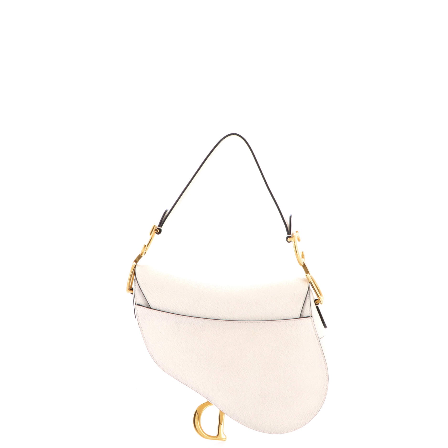 Saddle Handbag Leather Medium