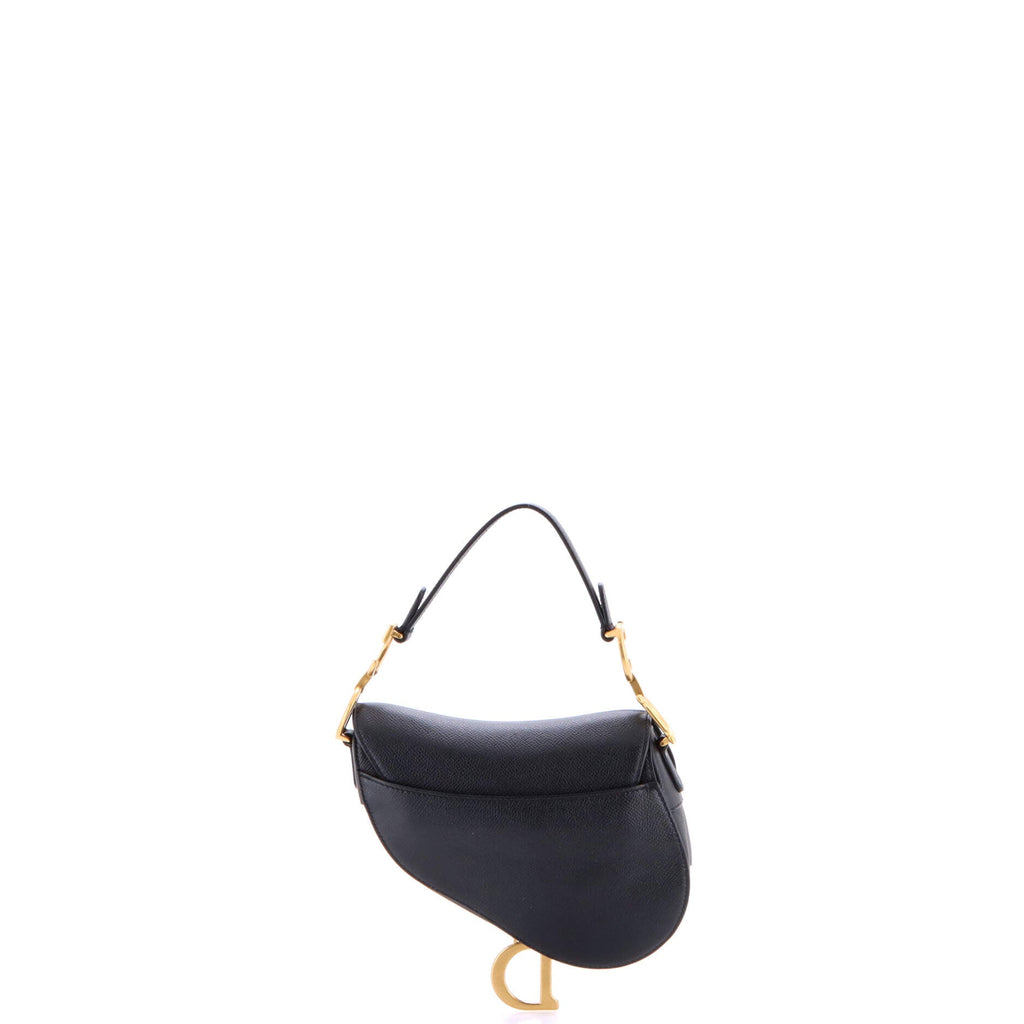 Saddle Handbag Leather Mini