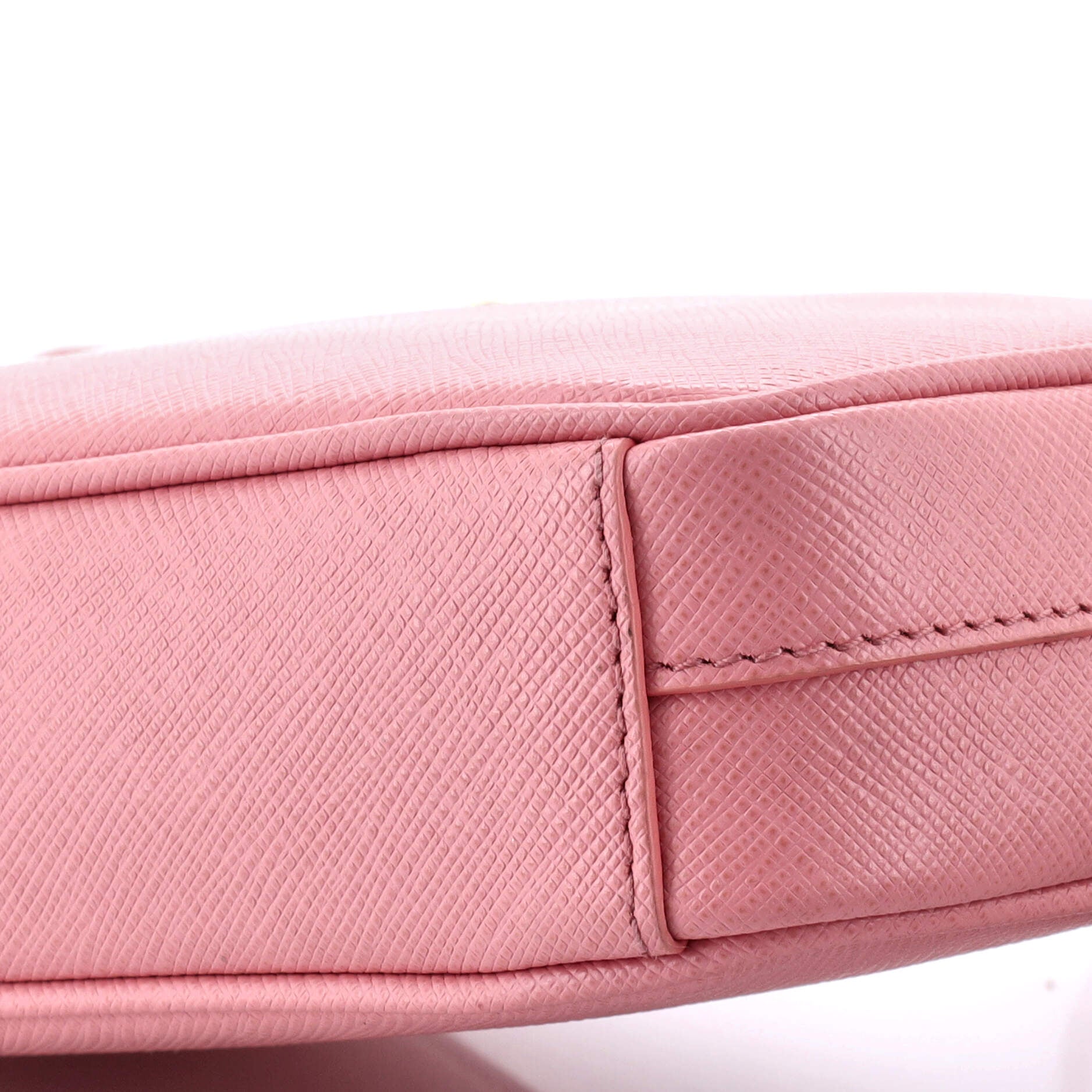 Camera Shoulder Bag Saffiano Leather Small