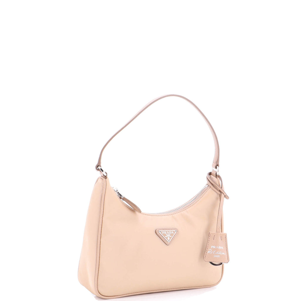 Re-Edition 2005 Hobo Tessuto with Saffiano Leather Mini