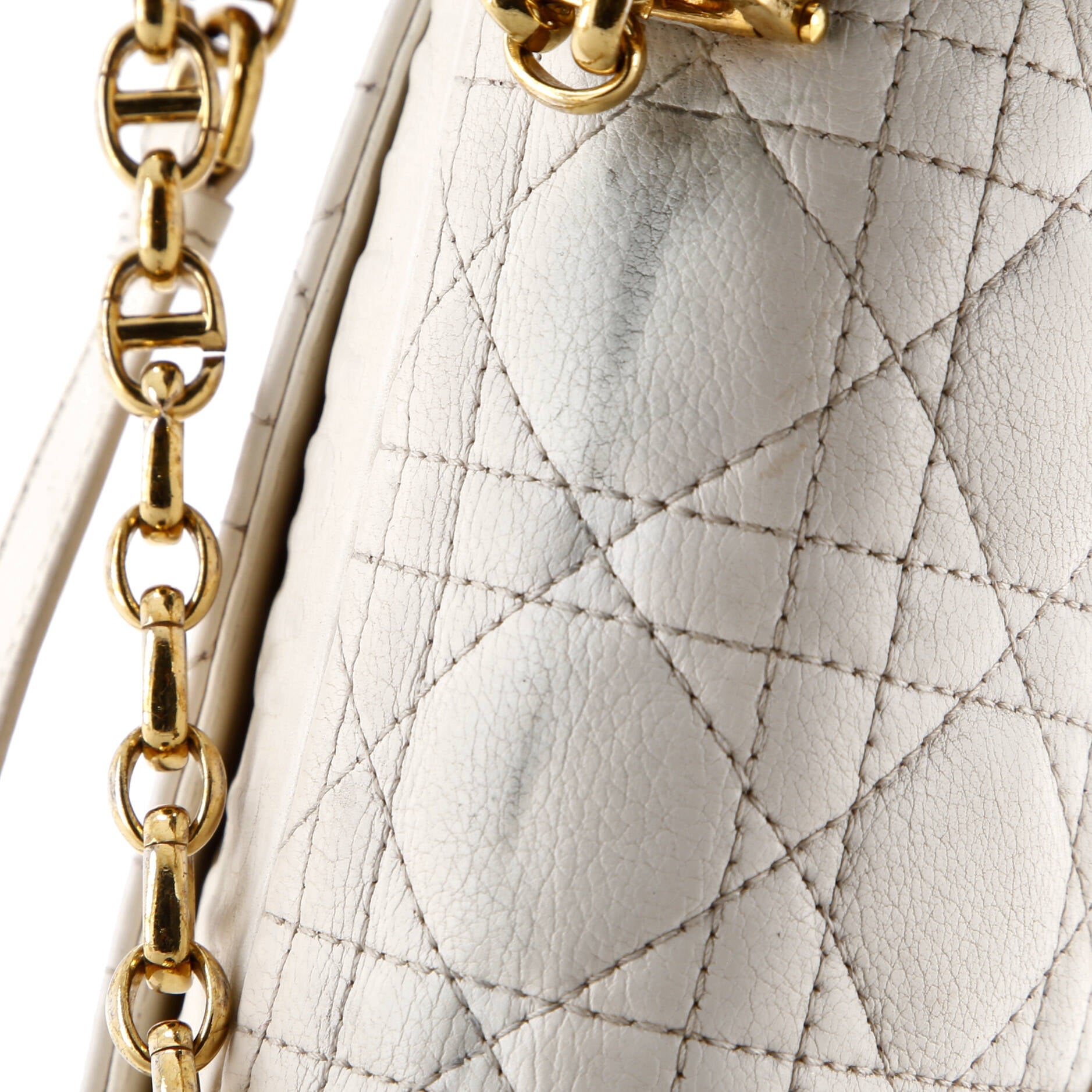Caro Bag Cannage Quilt Calfskin Small