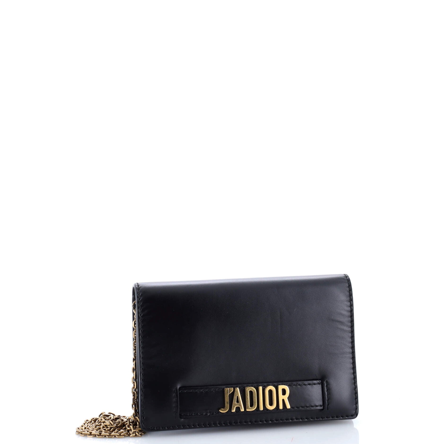 J'Adior Wallet on Chain Leather