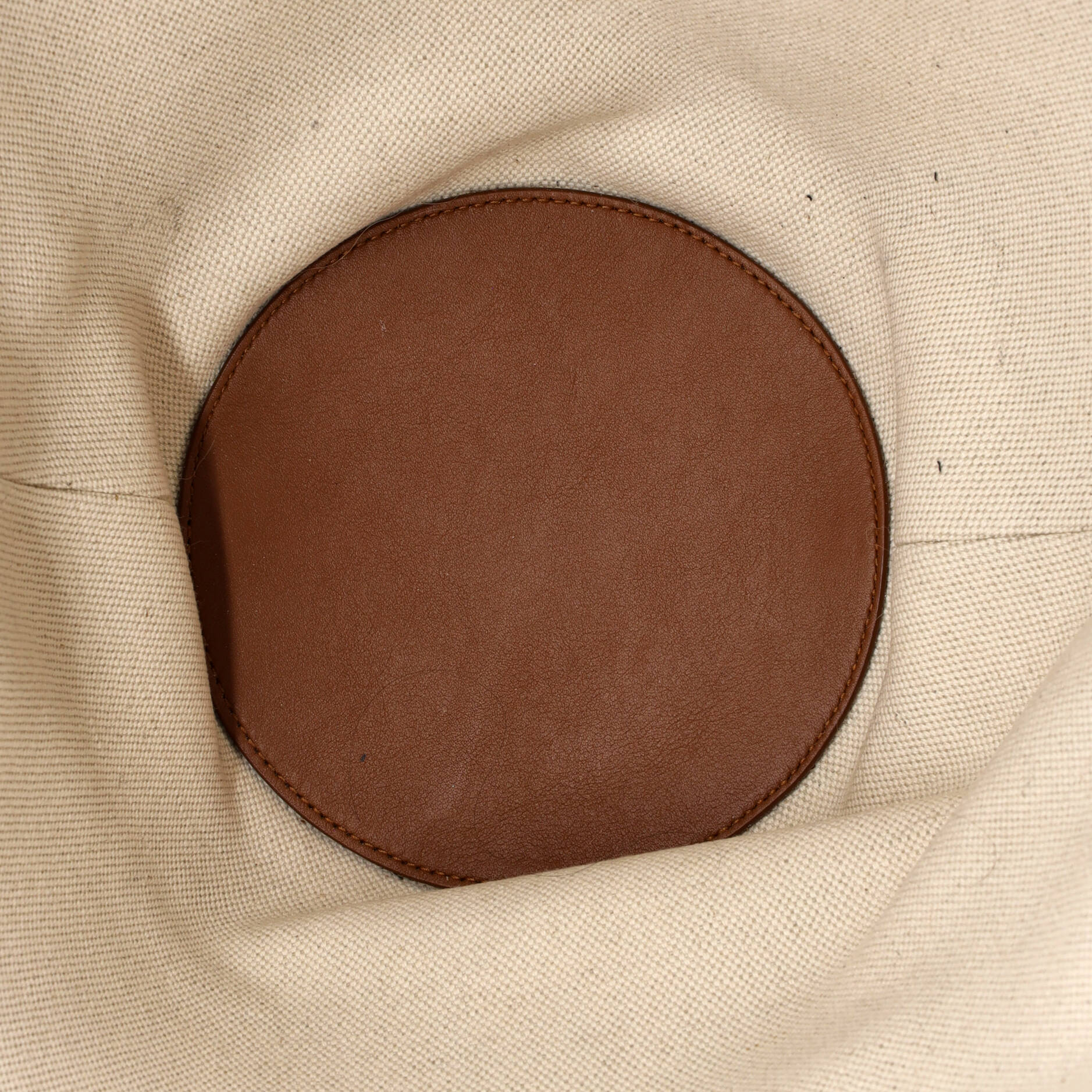 Beatrix Panier Cut Out Tote Canvas with Leather