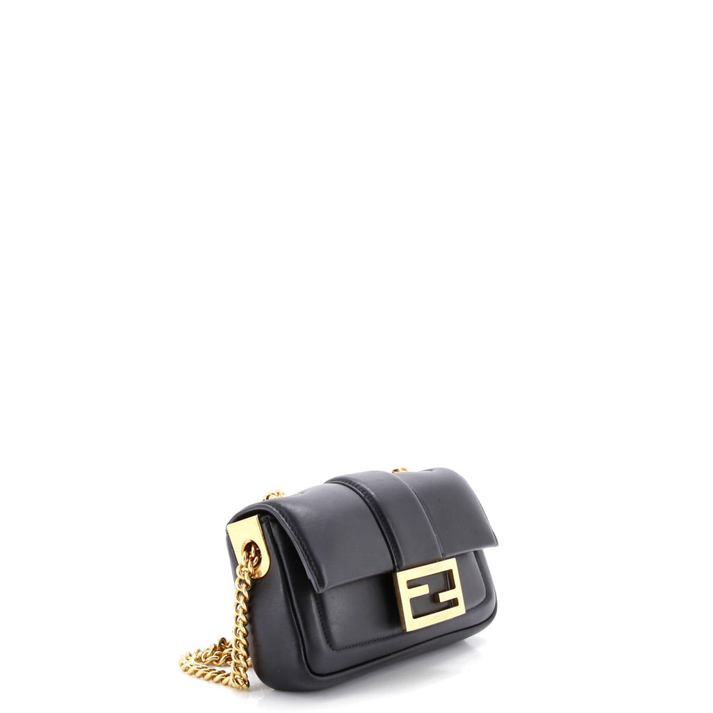 Chain Baguette Bag Leather Mini