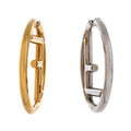 F is Fendi Hoop Earrings Metal