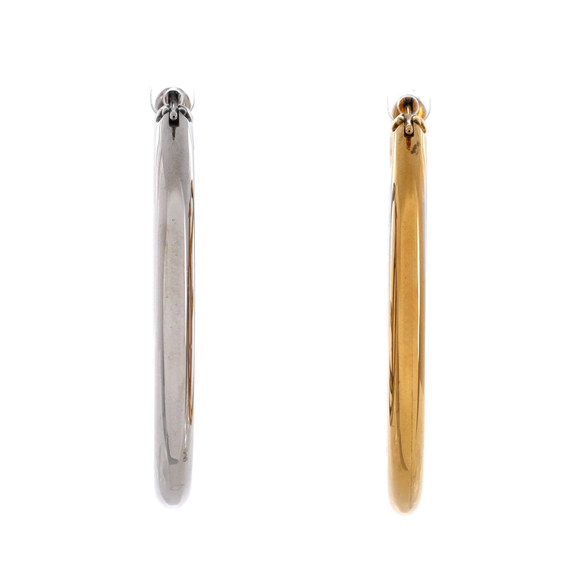 F is Fendi Hoop Earrings Metal