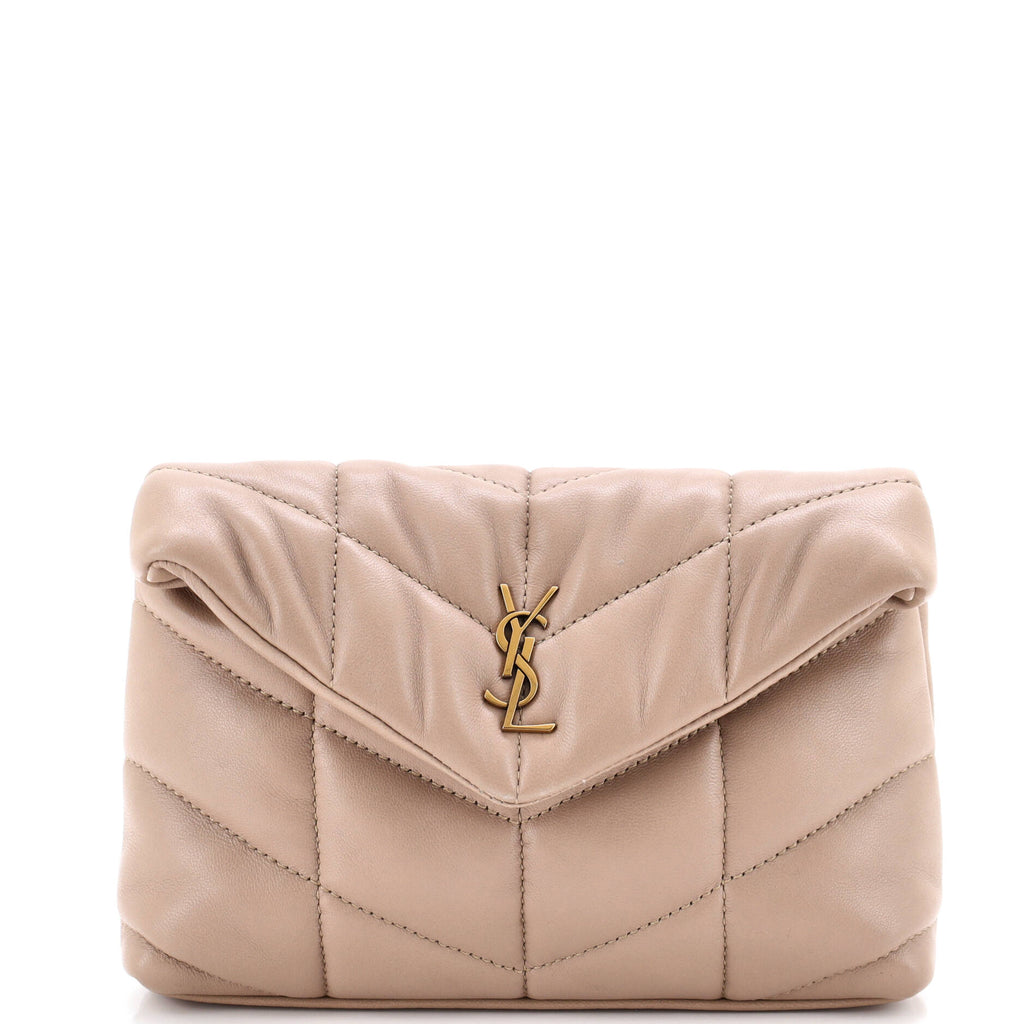 LouLou Puffer Clutch Leather Small