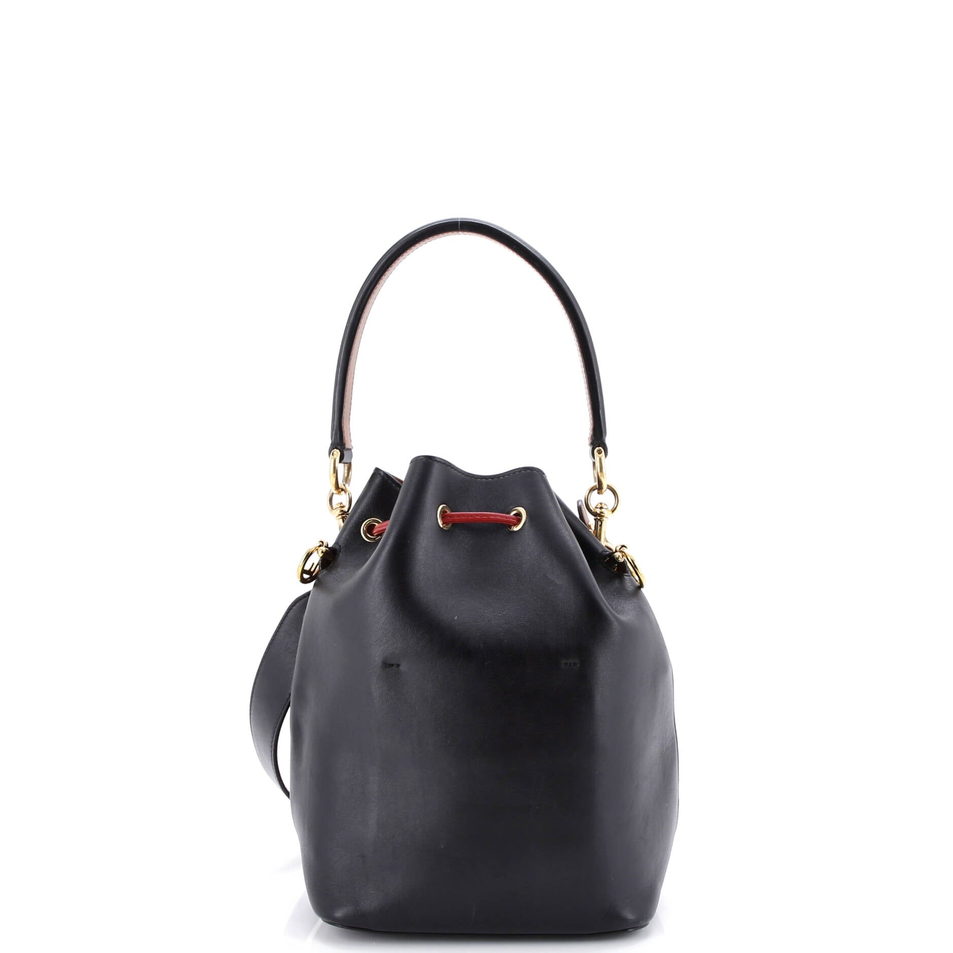 Mon Tresor Bucket Bag Perforated Leather Small