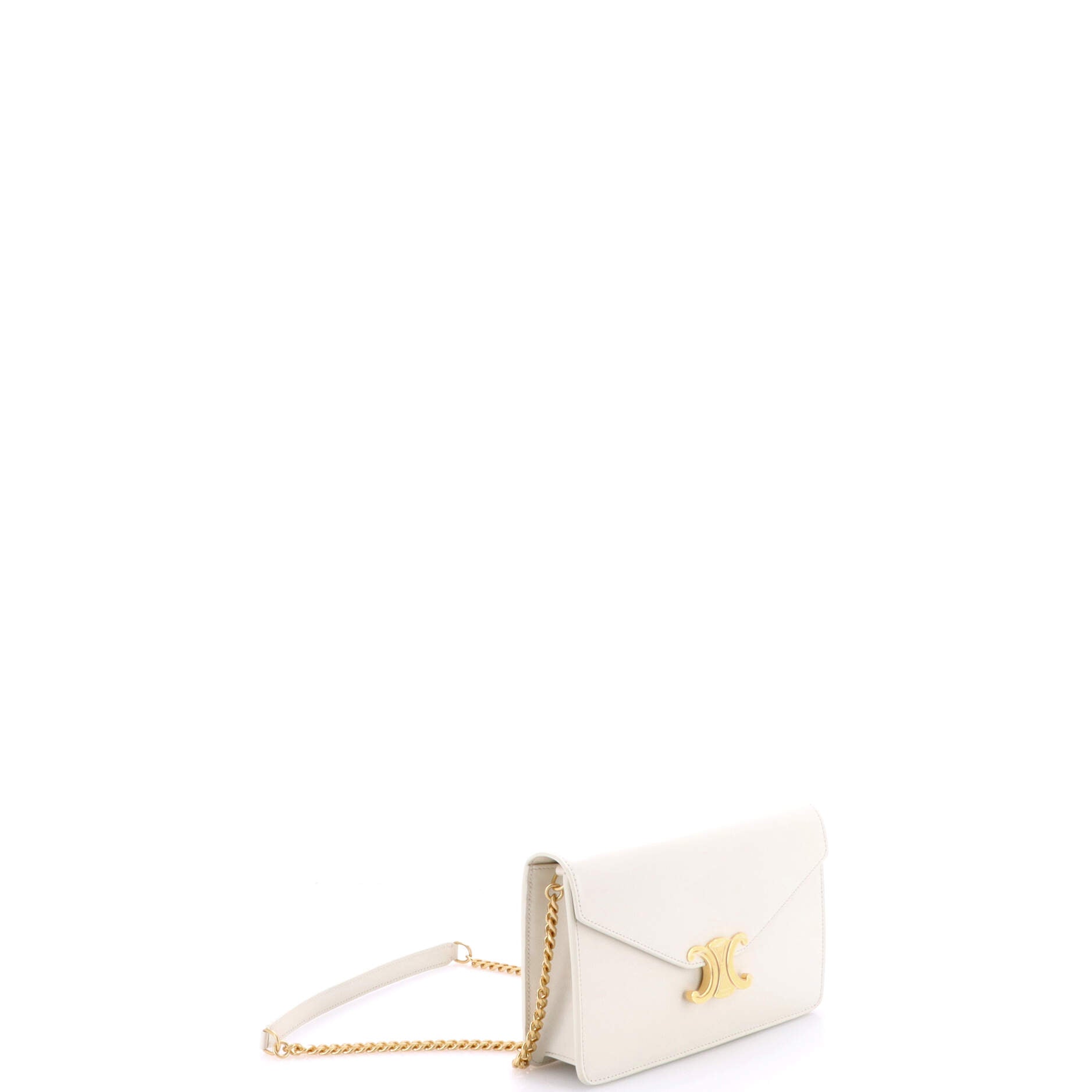 Margo Triomphe Wallet on Chain Leather