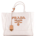 Logo Tote Linen Blend Large