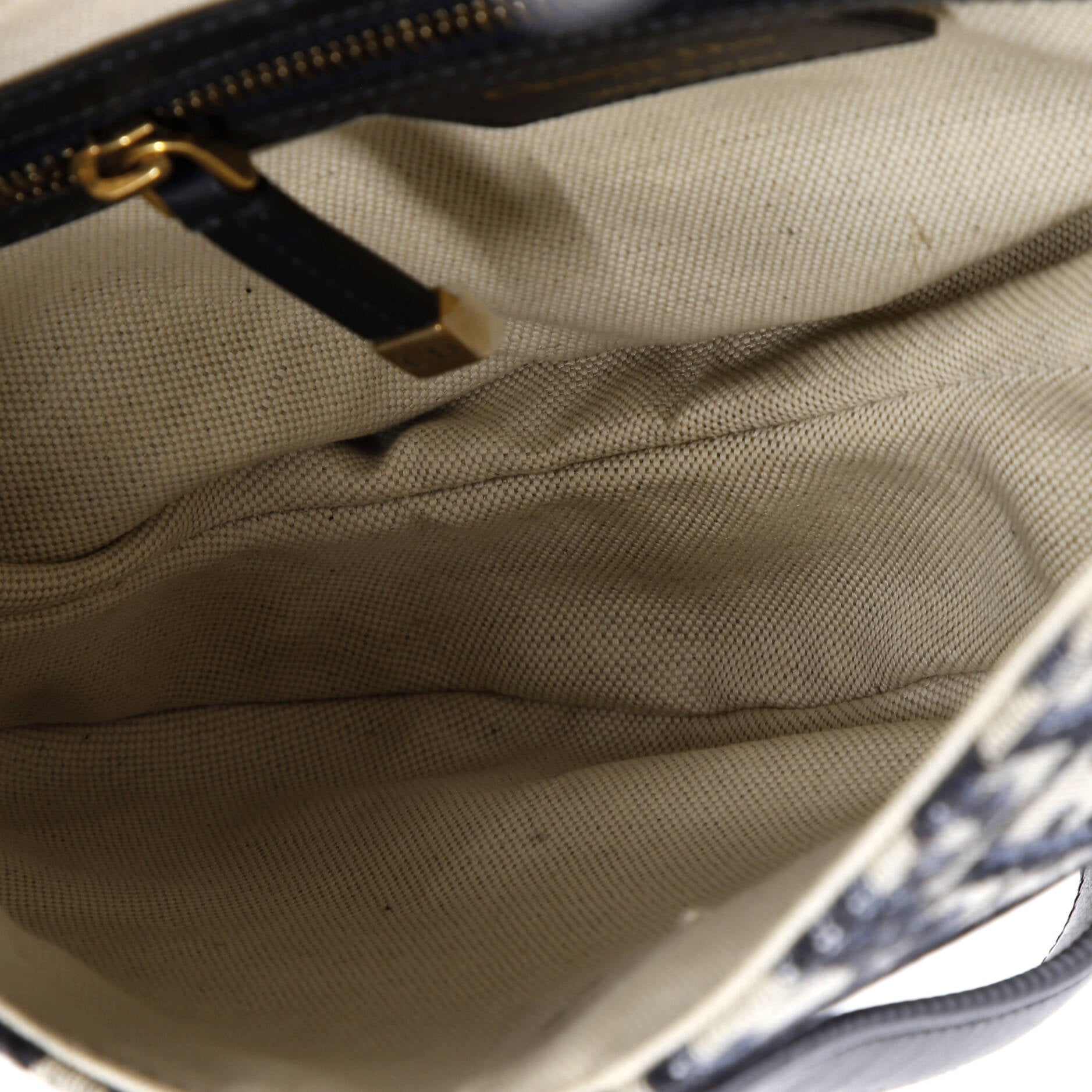 Saddle Handbag Oblique Canvas Medium