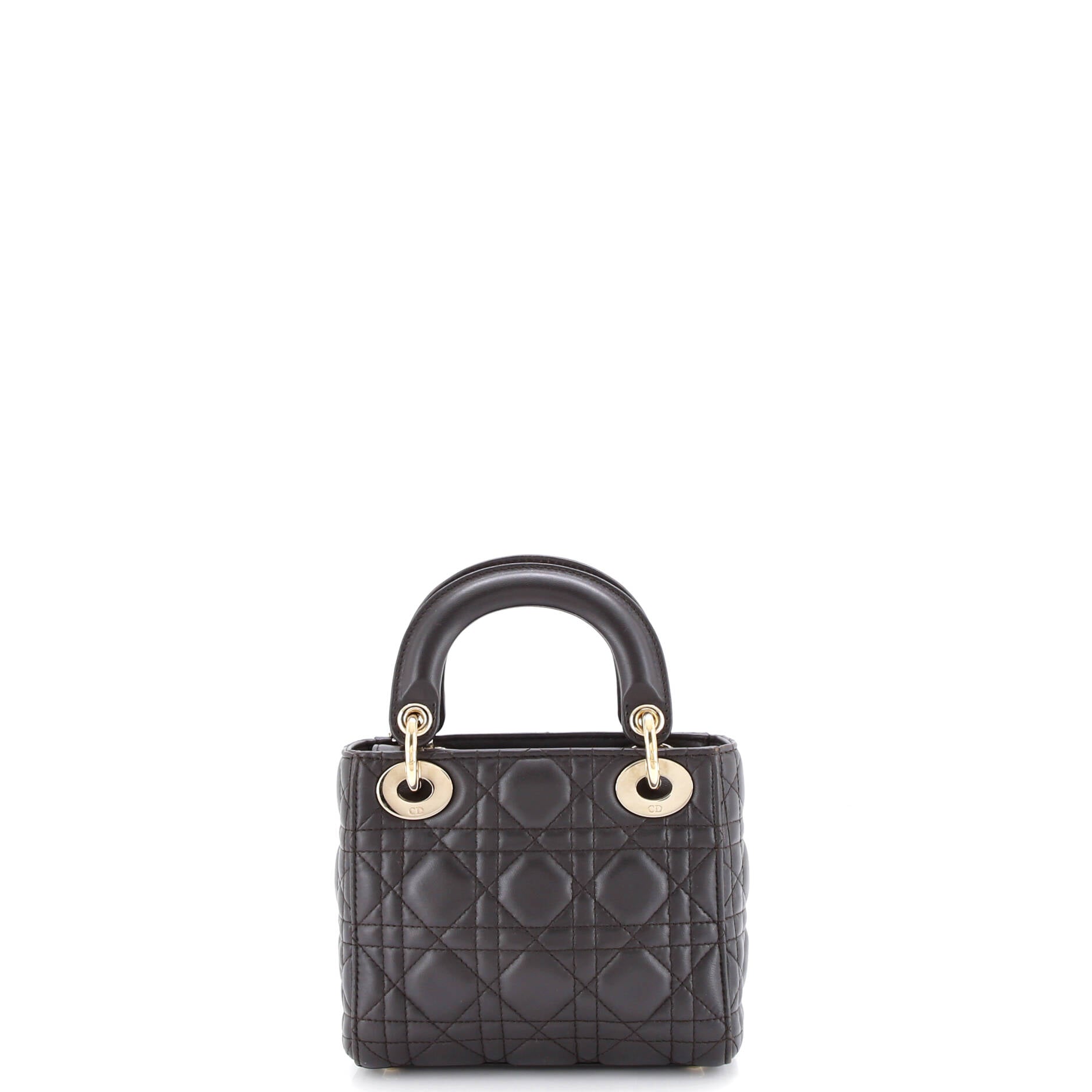 Lady Dior Chain Bag Cannage Quilt Lambskin Mini
