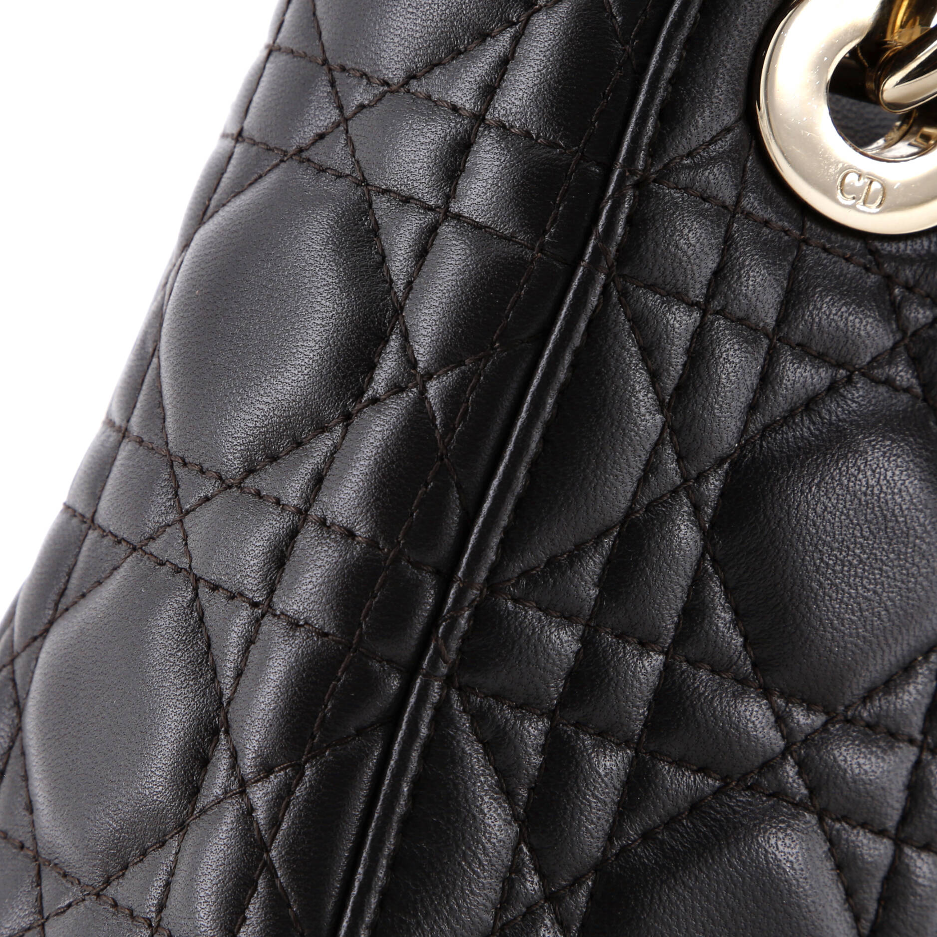 Lady Dior Chain Bag Cannage Quilt Lambskin Mini