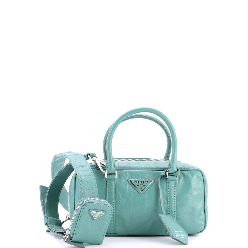 Re-Edition Top Handle Bauletto Bag Nappa Antique Small