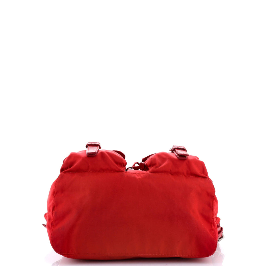 Double Front Pocket Backpack Tessuto Medium