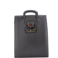 Trictrac Portfolio Bag Embroidered Studded Leather Large