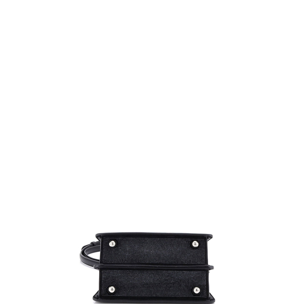 Peekaboo ISeeU Bag Zucca Crystal Embellished Suede Petite
