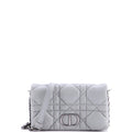 Caro Flap Pouch with Chain Macrocannage Quilt Calfskin Mini