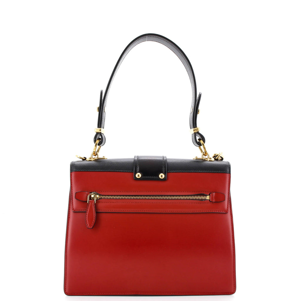 Cahier Convertible Shoulder Bag City Calf and Saffiano Medium