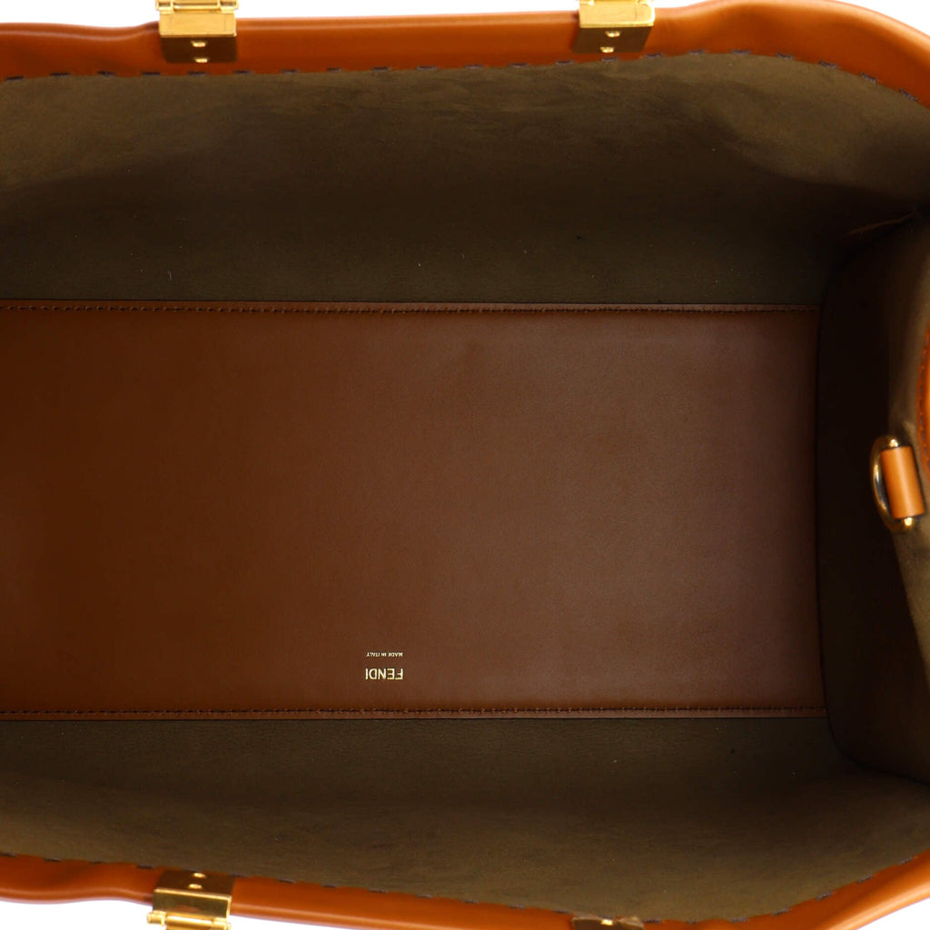 Sunshine Shopper Tote Leather Large