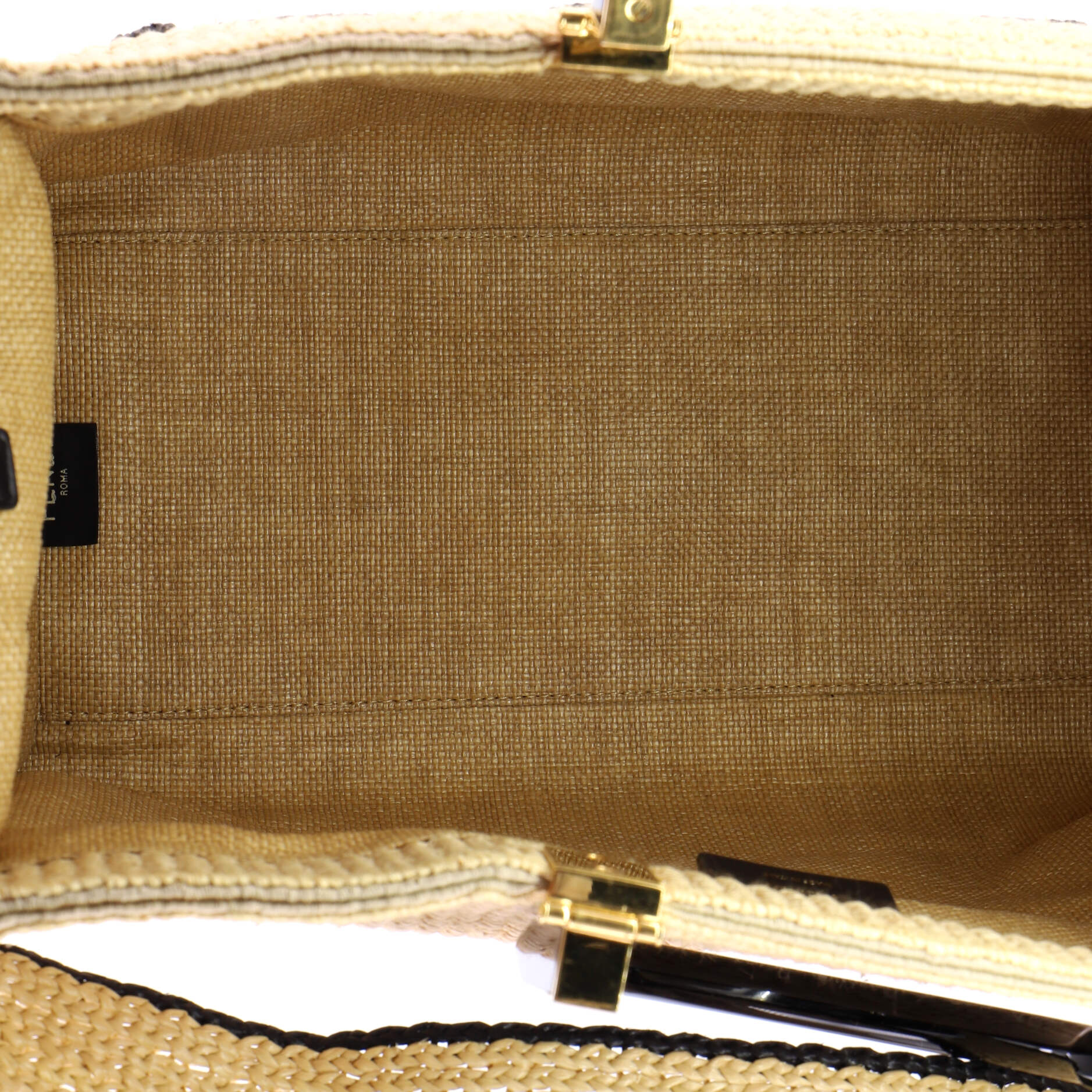 Sunshine Shopper Tote Woven Raffia Medium