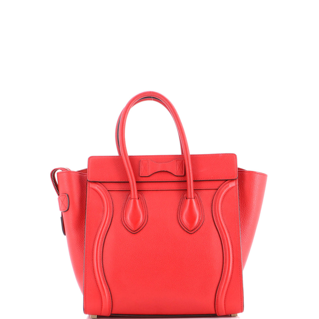 Luggage Bag Grainy Leather Micro