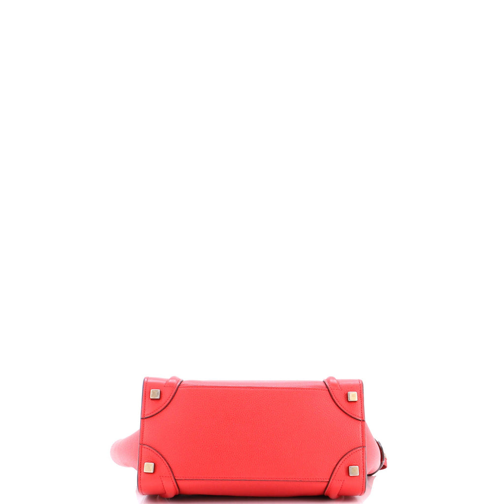 Luggage Bag Grainy Leather Micro