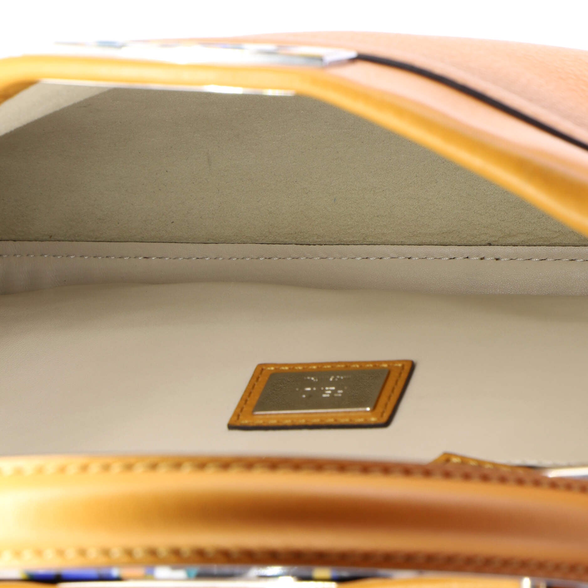 Peekaboo Bag Leather with Plexiglass Detail Regular