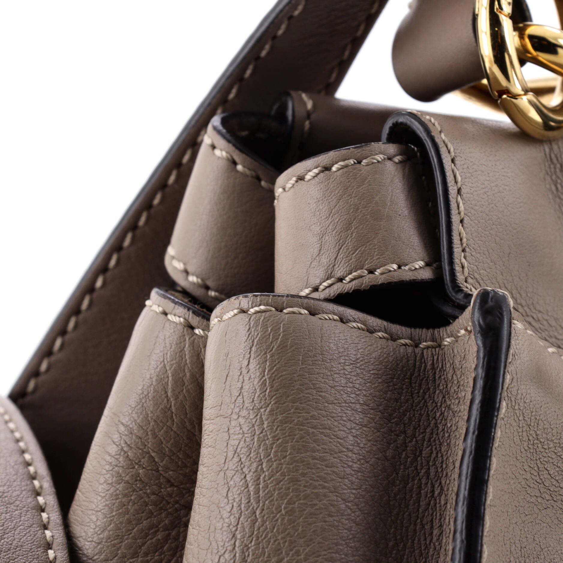 Peekaboo Bag Leather with Plexiglass Detail Regular