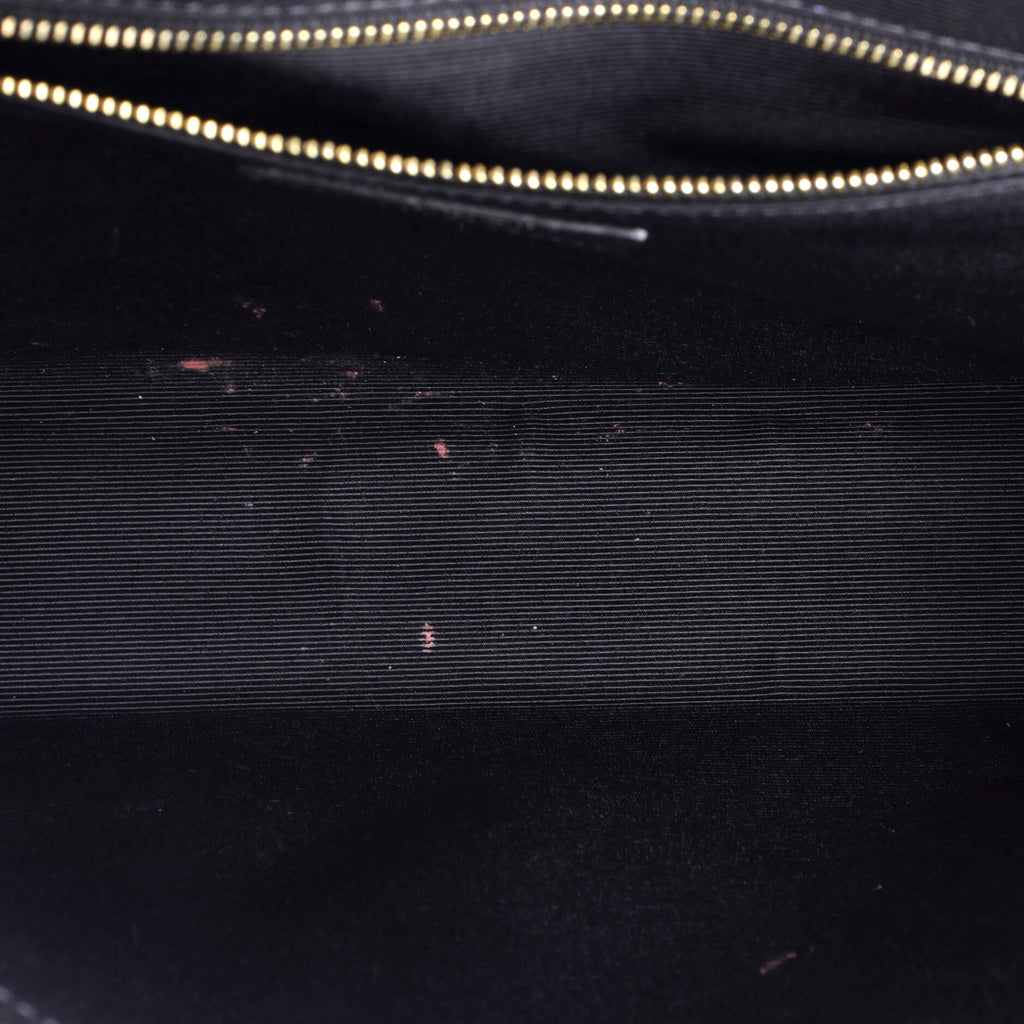 Classic Monogram Envelope Satchel Mixed Matelasse Leather Large
