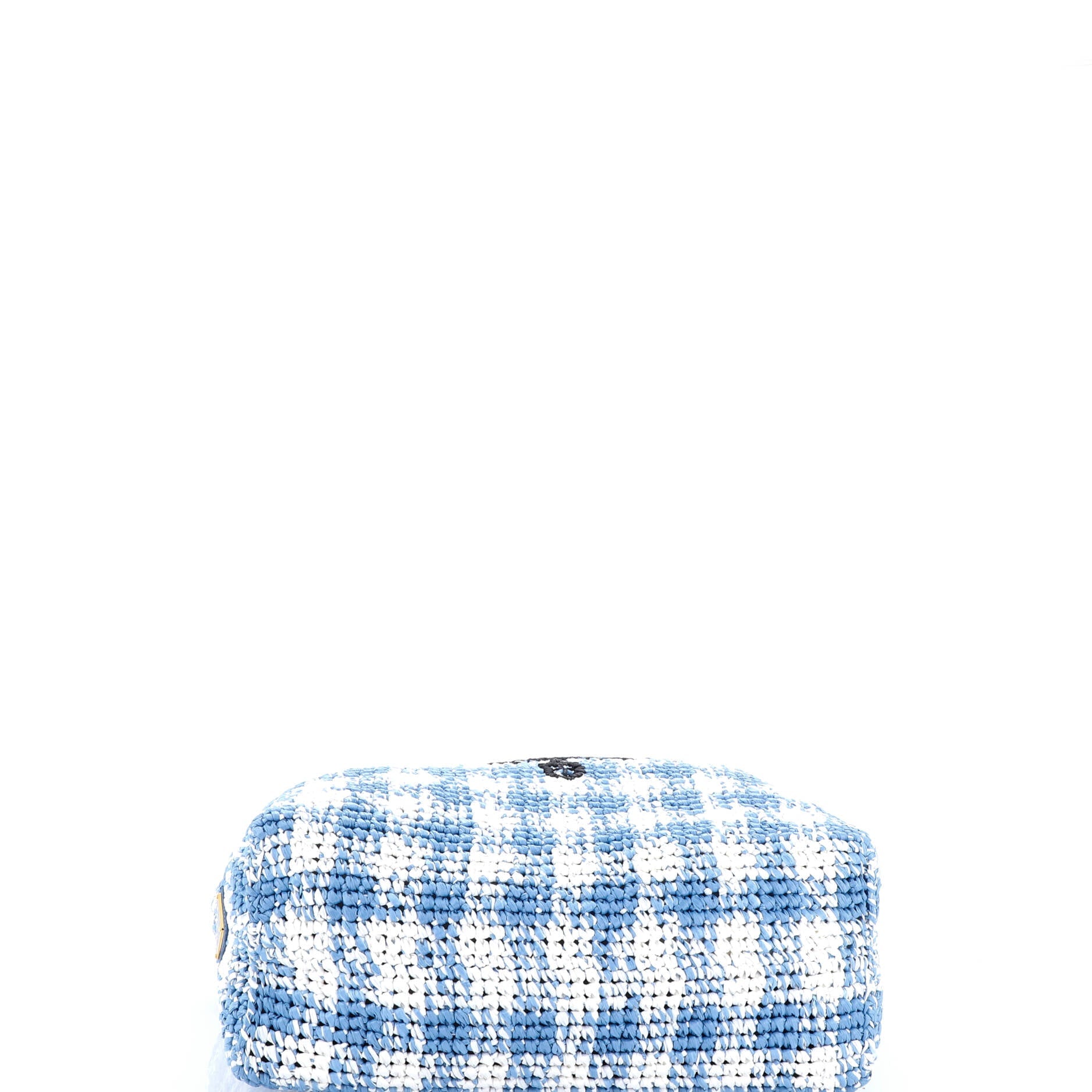 Logo Tote Raffia Large